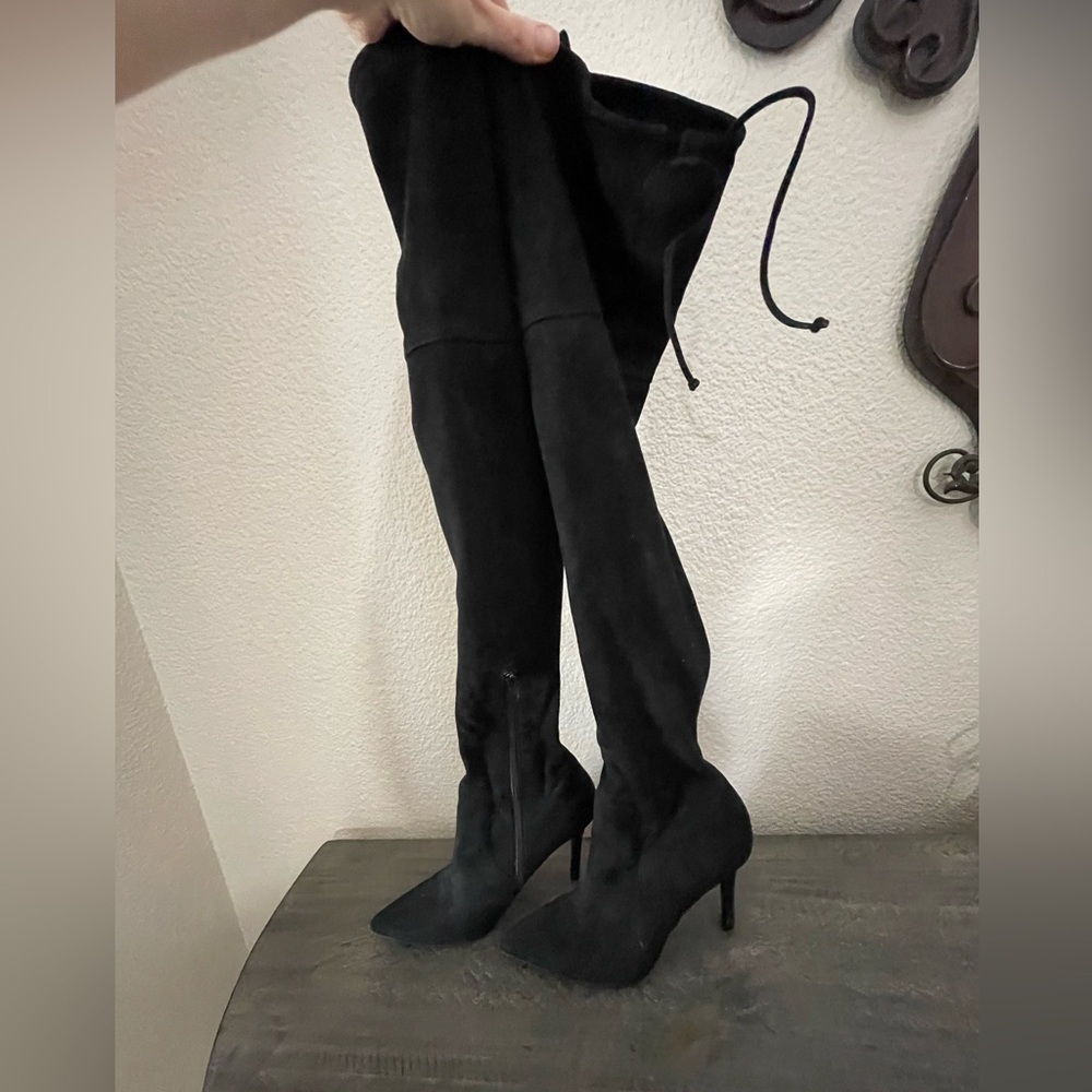 Aldo Black suede Over-the-Knee Women's Boots